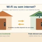 Duas portas residenciais com fechaduras digitais, uma conectada ao Wi-Fi e outra funcionando localmente